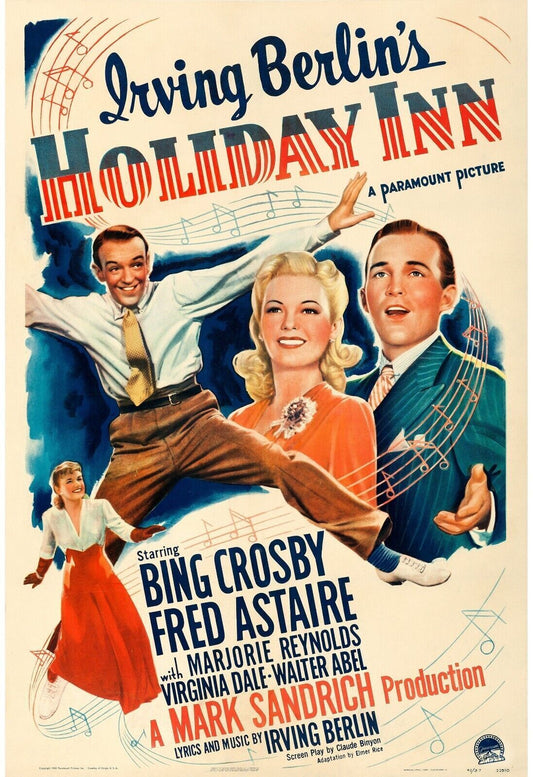 L’AMOUR CHANTE ET DANSE, BING CROSBY, 1942, REPRO MOVIE POSTER, VINTAGE, HQ