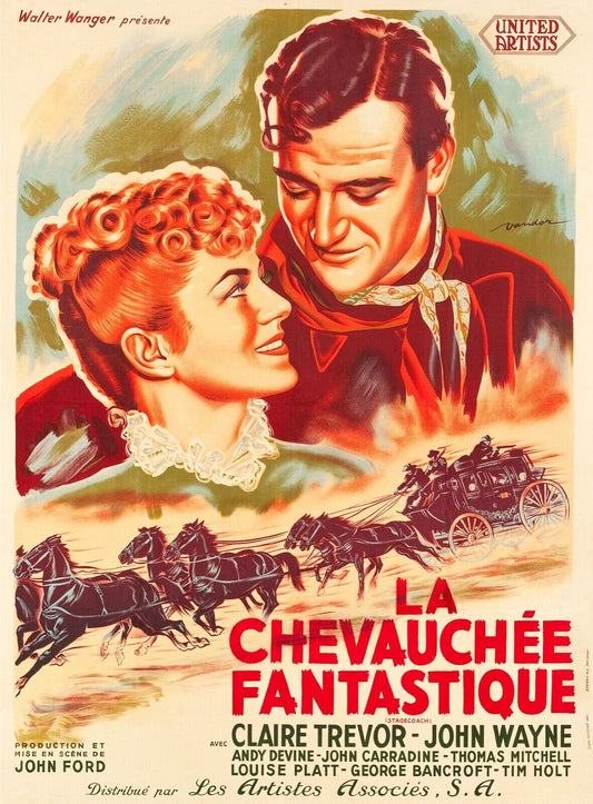 LA CHEVAUCHÉE FANTASTIQUE, JOHN WAYNE MOVIE POSTER HQ