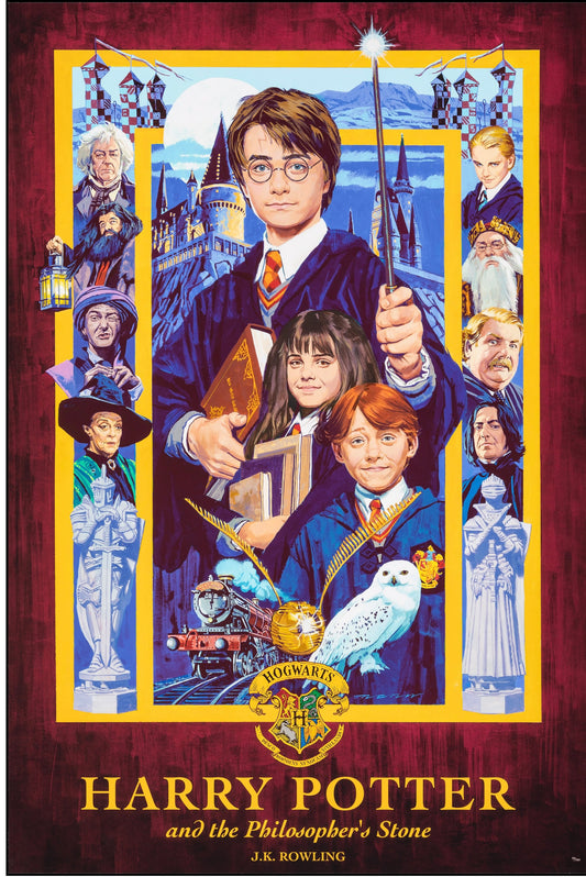 HARRY POTTER AFFICHE VINTAGE MOVIE POSTER HQ